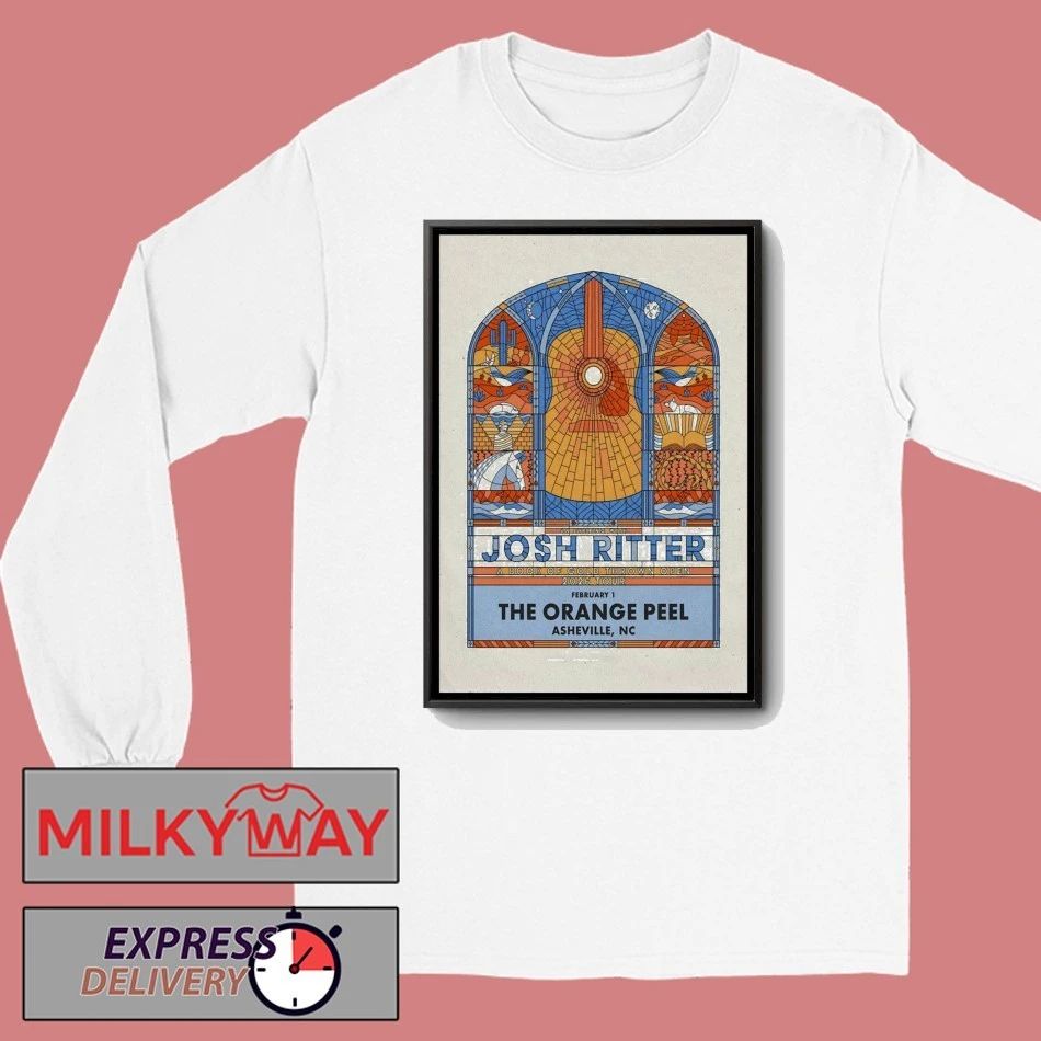 Josh Ritter Feb 1 2026 The Orange Peel In Asheville NC Poster shirt