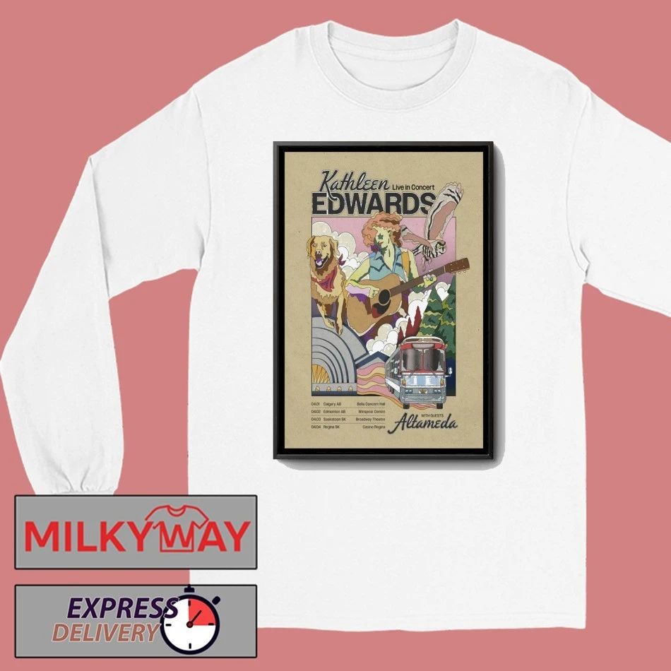 Kathleen Edwards Poster Western Canada 2026 Tour shirt
