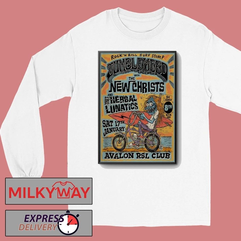 Tumbleweed Avalon Beach NSW Jan 17 2026 Poster shirt