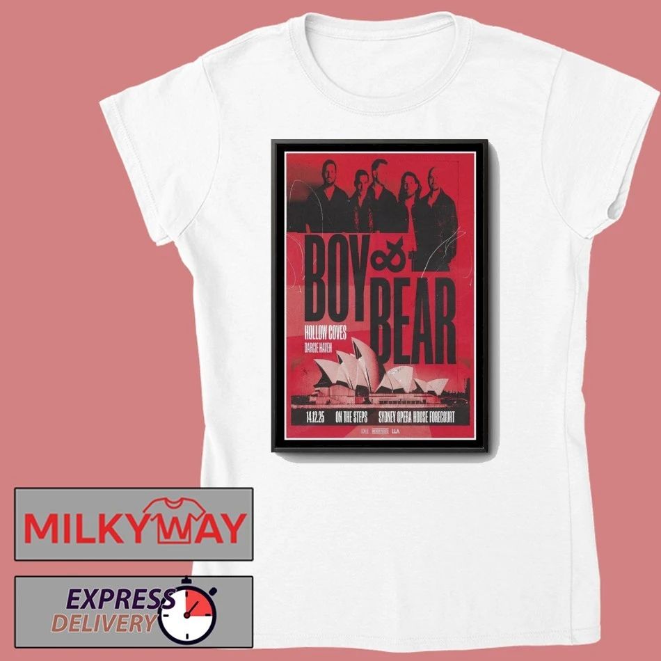 Boy Bear Sydney Opera House Forecourt Poster shirt