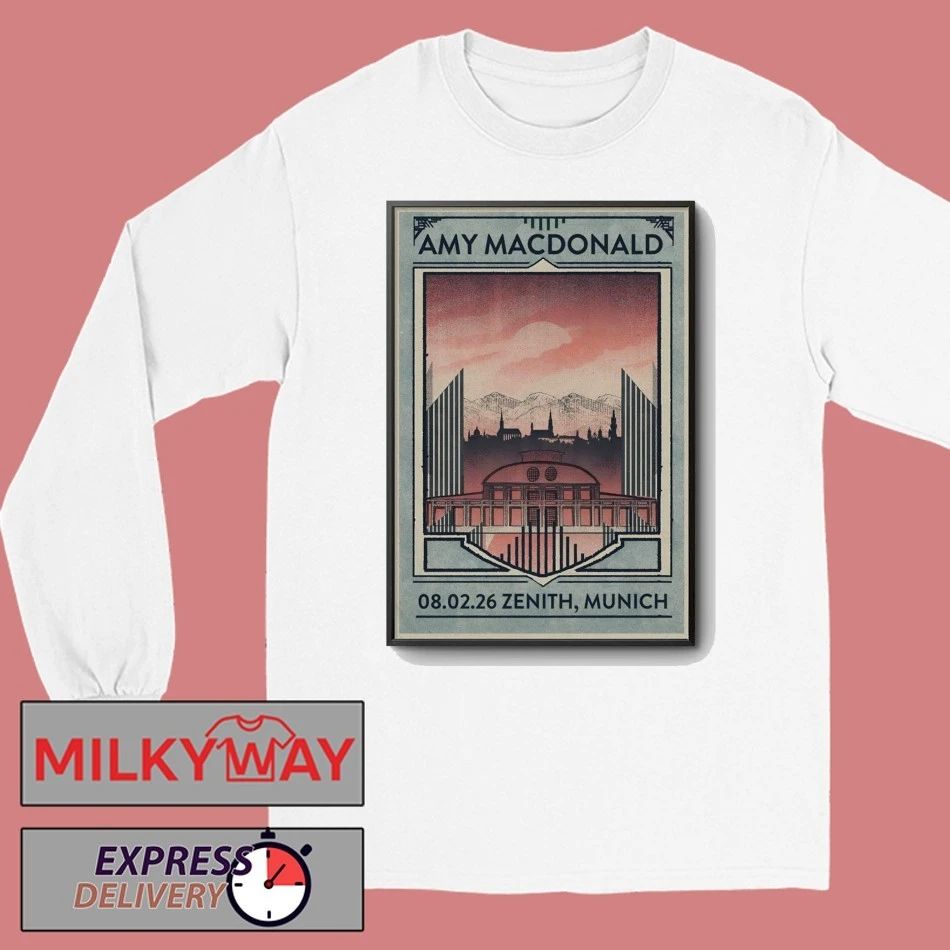 Amy Macdonald In Zenith, Munich On Feb 8 2026 Poster shirt