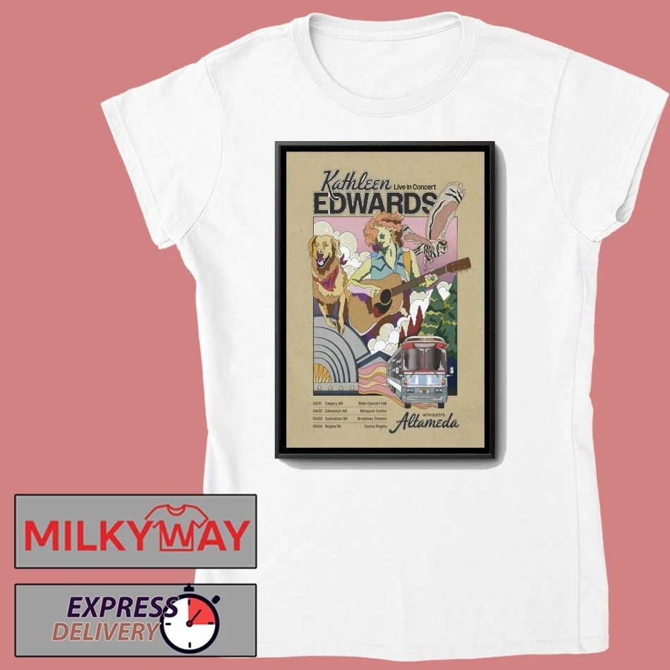 Poster Kathleen Edwards Western 2026 Canada Tour shirt