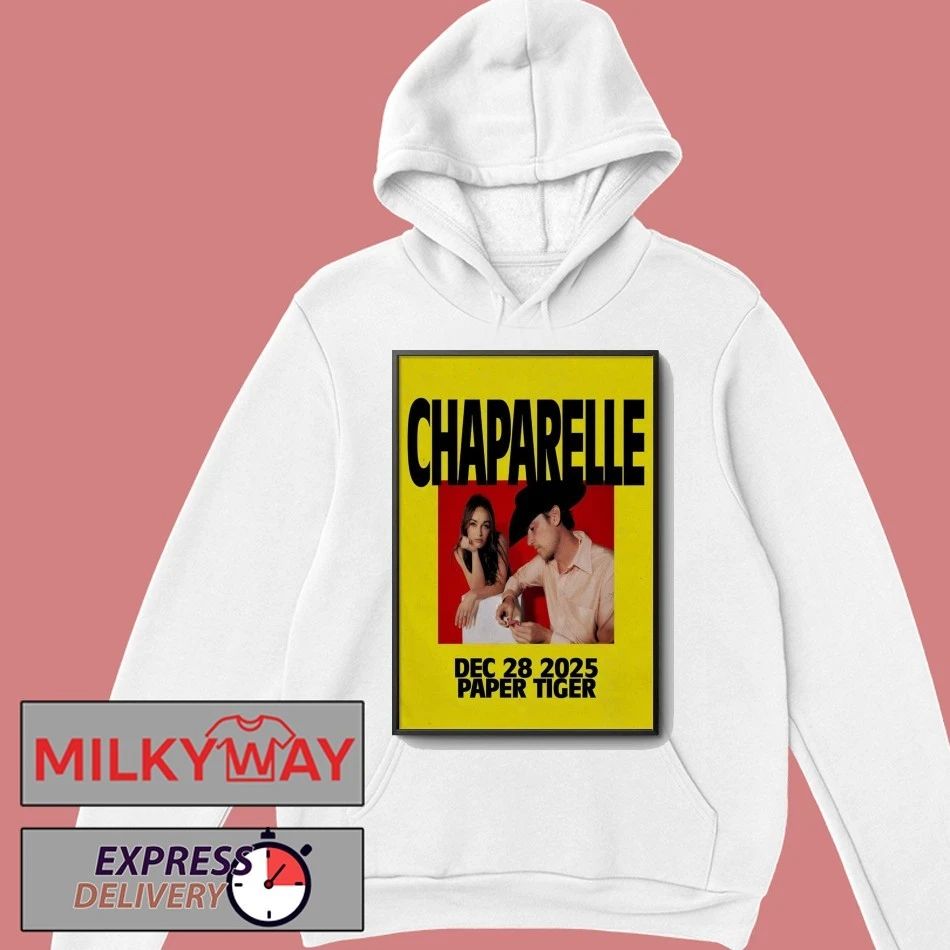 Chaparelle December 28 2025 Paper Tiger In San Antonio TX Poster shirt