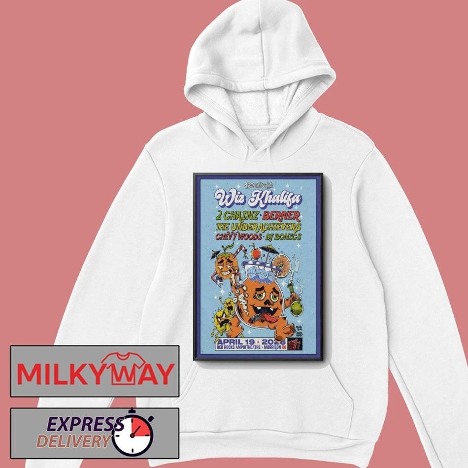 Wiz Khalifa Red Rocks In Morrison CO 4 19 2026 Poster shirt