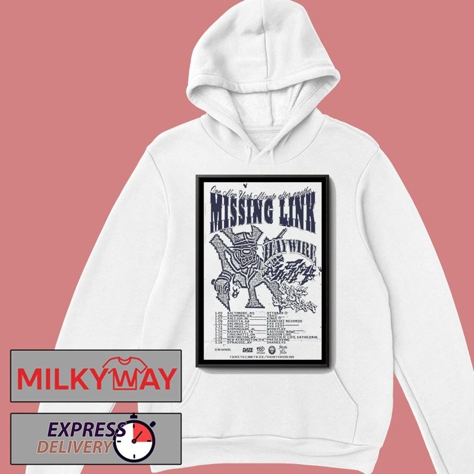 Missing Link January Tour 2026 Poster shirt