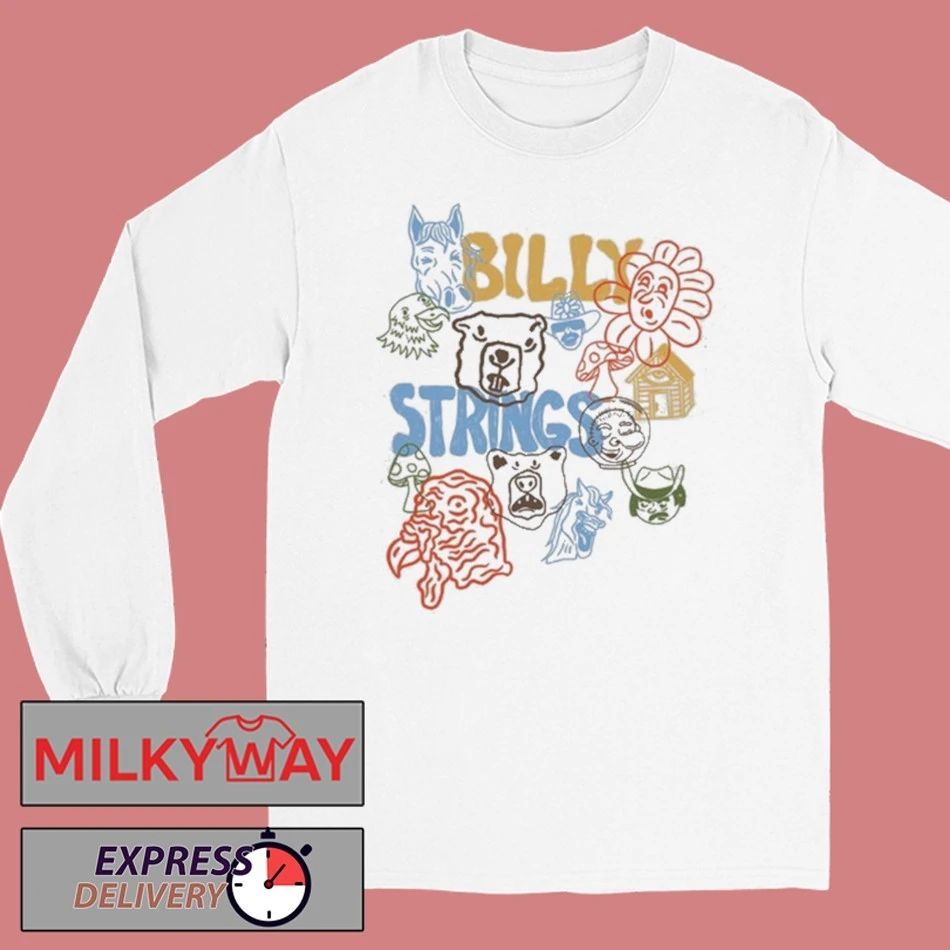 Billy Strings 2026 Winter Tour Characters shirt