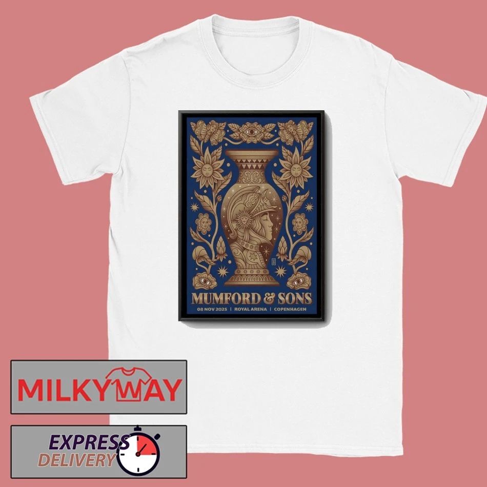 Mumford & Sons Tour Royal Arena In Copenhagen 2025 Poster shirt