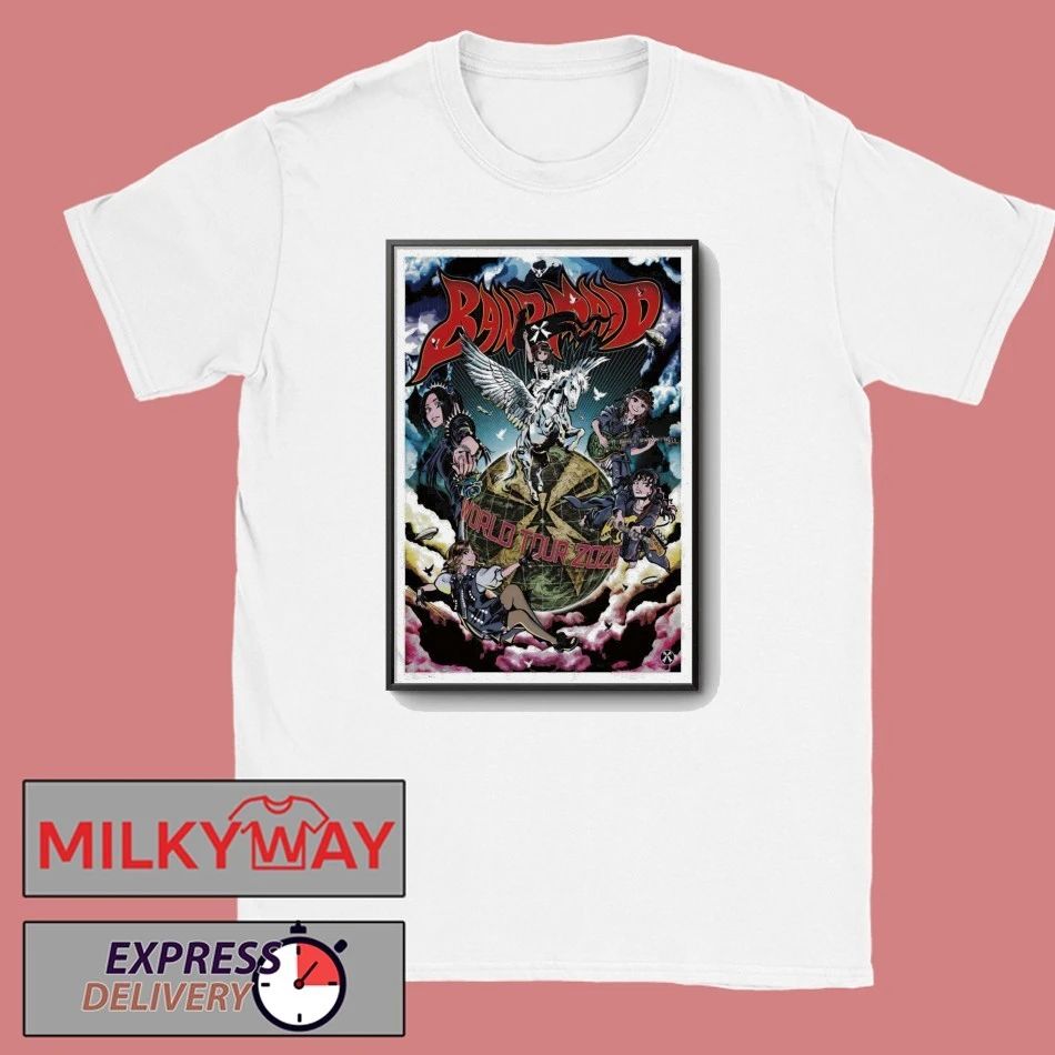 Band-Maid World Tour 2026 Comic Artwork Poster shirt