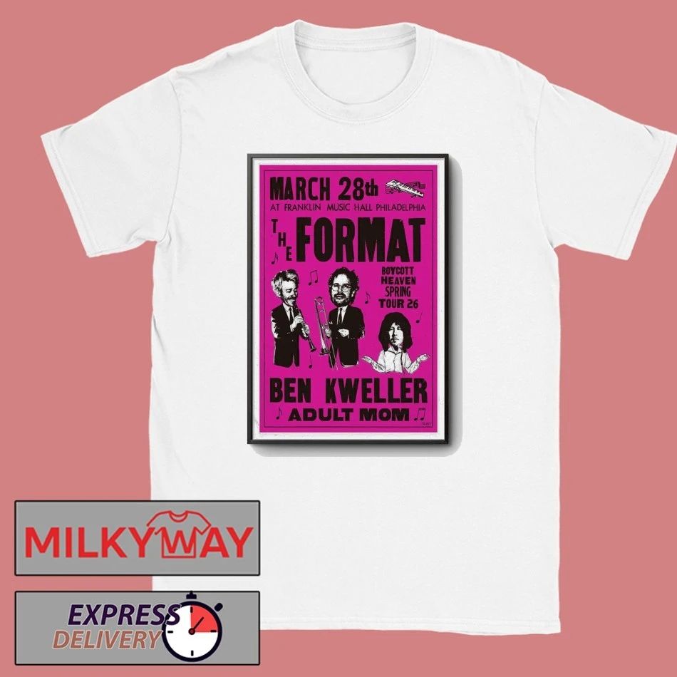 The Format March 28, 2026 Franklin Music Hall Philadelphia, PA Poster shirt