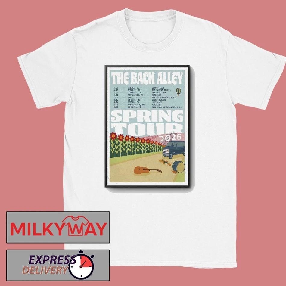 The Back Alley Spring Tour 2026 Poster shirt