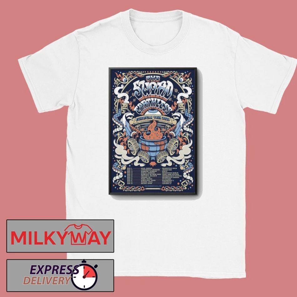 The Sword And Earthless EU Tour 2026 Poster shirt