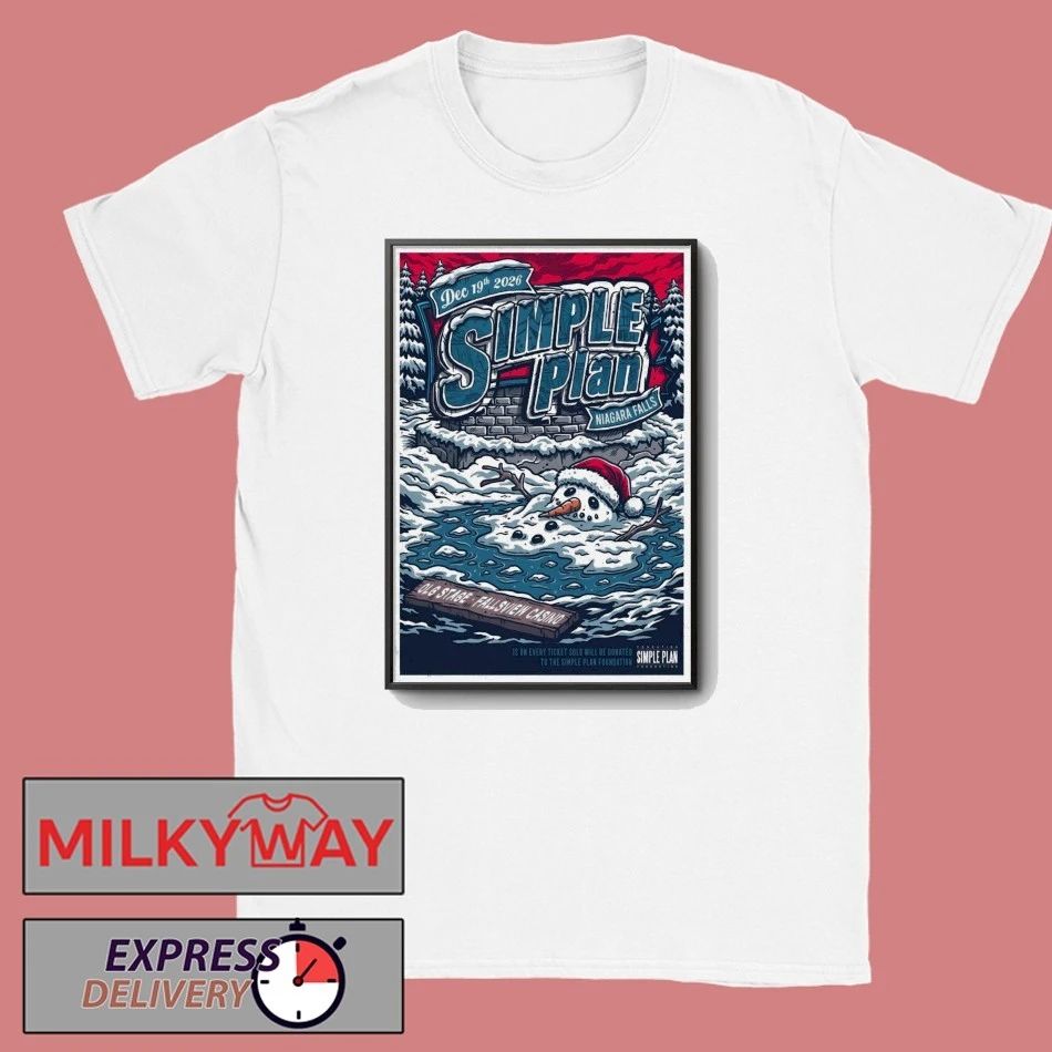 Simple Plan 12 19 2026 Niagara Falls ON Poster shirt