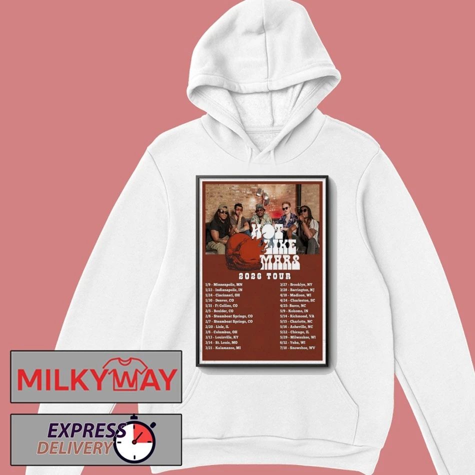 Like Mars Tour 2026 Poster shirt