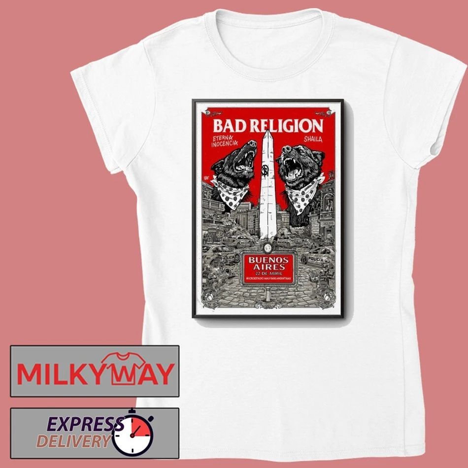 Bad Religion Microstage Malvinas Argentinas In Buenos Aires Argentina Apr 22 2026 Poster shirt