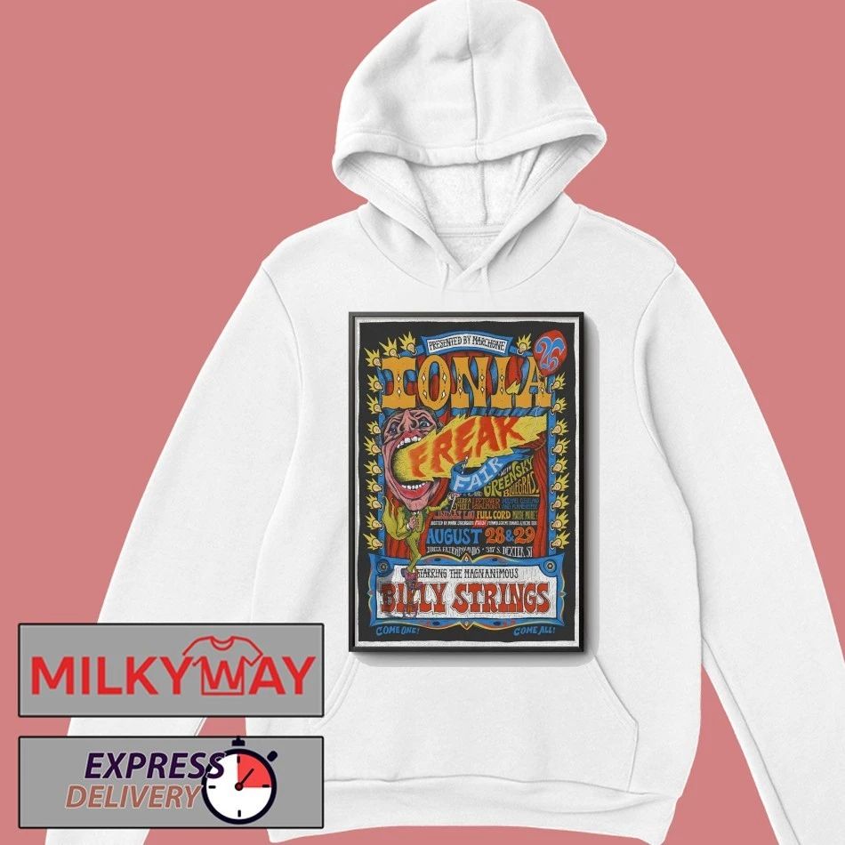 Billy Strings Ionia MI 8 28-8 29 2026 Poster shirt