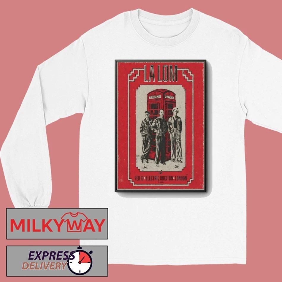 La Lom Feb 13 2026 Electric Brixton In London UK Poster shirt