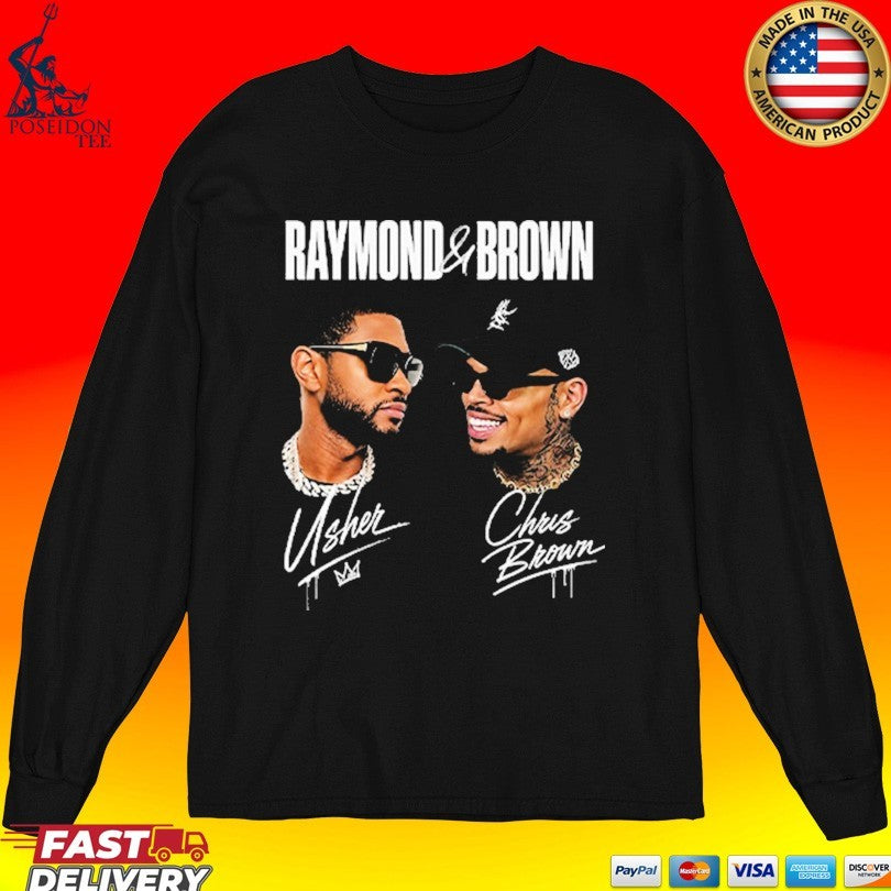 Usher And Chris Brown Raymond And Brown Collab T-shirt