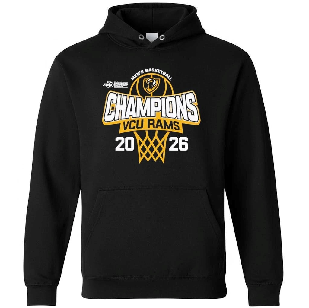 VCU Rams Men’s Basketball 2026 Atlantic 10 Tournament Champions Locker Room