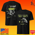 Whos Calling That Shit Olive Green Acid Wash T-shirt