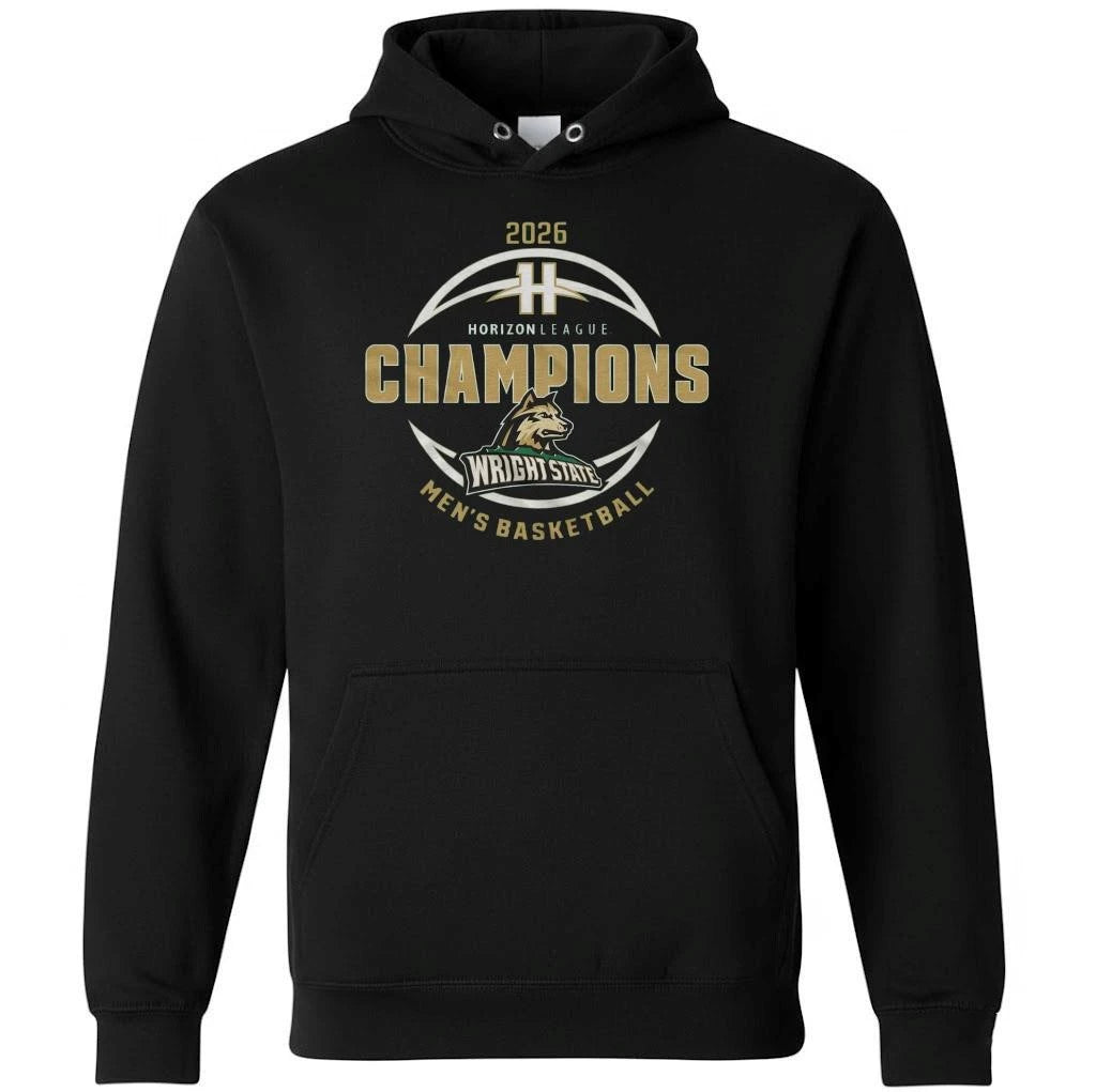 Wright State Raiders Men’s Basketball 2026 Horizon League Champions Locker Room Green Shirt