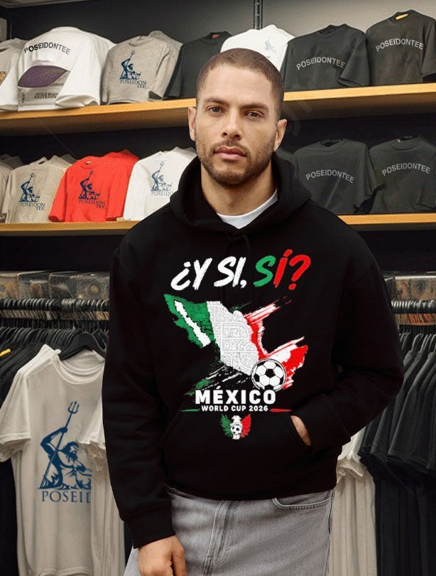 Y Si Si Mexico Map Soccer World Cup 2026 T-shirt