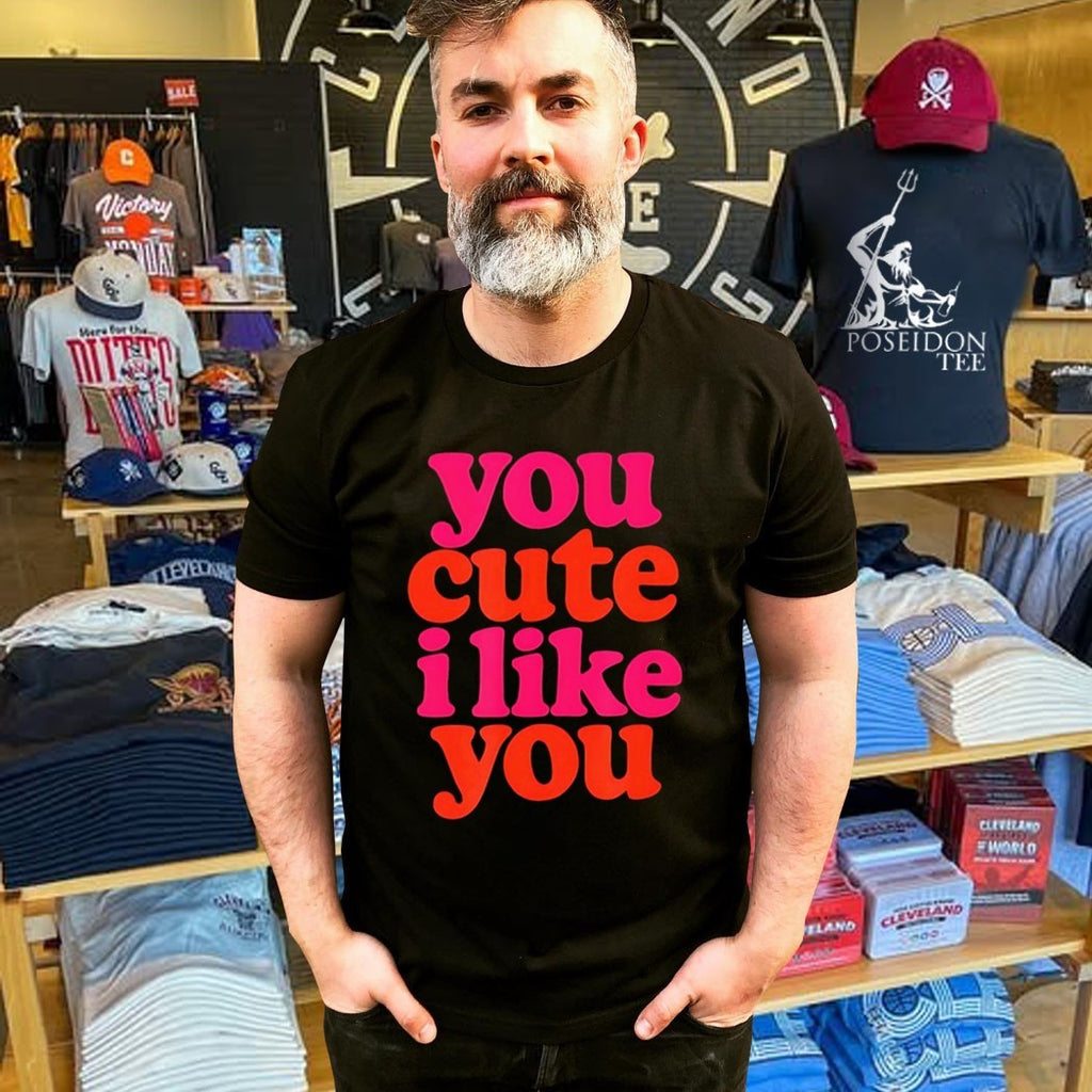 You Cute I Like You Retro T-shirt